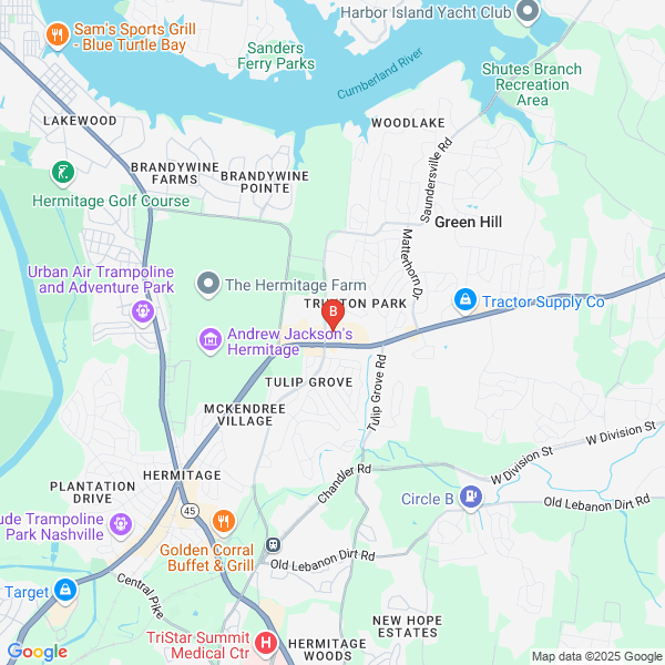 Ai chatbot Services location map: 4636 Lebanon Pike, Hermitage, TN