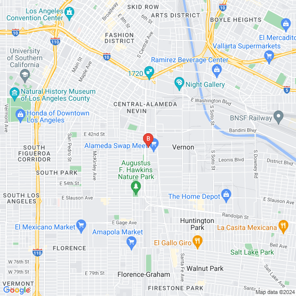 Kyle Nielsen Tus Licenciados de Lesiones location map: 4407 Staunton Ave, Los Angeles, California